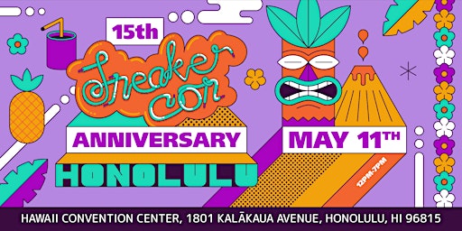 Primaire afbeelding van SNEAKER CON HONOLULU MAY 11TH, 2024 15TH ANNIVERSARY