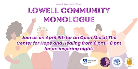 Lowell Women's Week Community Monologue Showcase Event