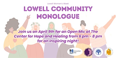 Primaire afbeelding van Lowell Women's Week Community Monologue Showcase Event