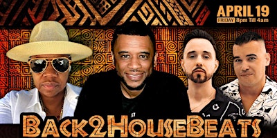 Primaire afbeelding van JIHAD MUHAMMAD, MIKKI AFFLICK, POLYRHYTHM and DJPAULHOWARD Back2HOUSEBeats