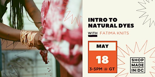 Intro to Natural Dyes Workshop w/Fatima Knits  primärbild