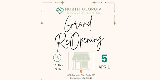 Image principale de North GA Recovery Center Grand ReOpening