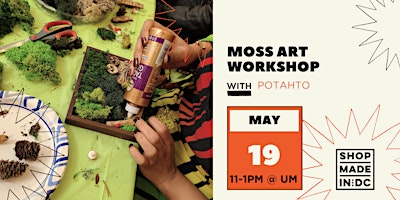 Imagen principal de Moss Art Workshop w/Potahto