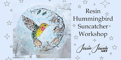 Image principale de Resin Suncatcher Workshop Hummingbird at George's of Galilee