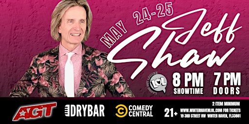Jeff Shaw from Dry Bar Comedy! (Saturday  8pm)