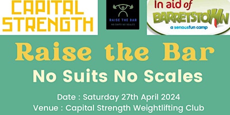 Raise The Bar - No Suits No Scales