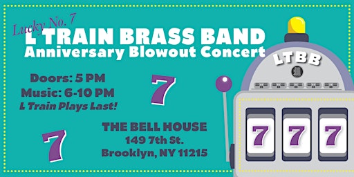 Imagem principal do evento L Train Brass Band Anniversary Blowout Concert