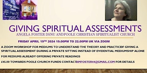 Hauptbild für Spiritual Assessments Workshop