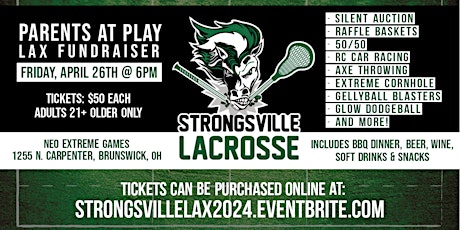 Strongsville LAX  Parents at Play Fundraiser