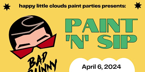 Bad Bunny Paint 'n' Sip at Tres Leches Cafe primary image
