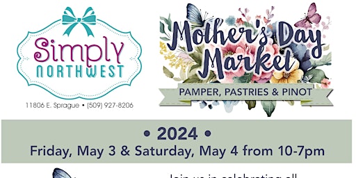 Immagine principale di Mother's Day Market: Pamper, Pastries & Pinot 