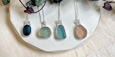 Make a Sea Glass/Gemstone Pendant - Beginners Silversmithing Class. primary image