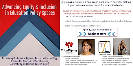 Advancing Equity and Inclusion in Education Policy with Data