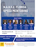 Primaire afbeelding van N.A.H.S.E. Florida Speed Mentoring