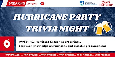 Hauptbild für Hurricane Party Trivia Night at Doc's Hop Shop
