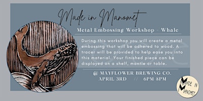 Metal Emboss Workshop - Whale primary image