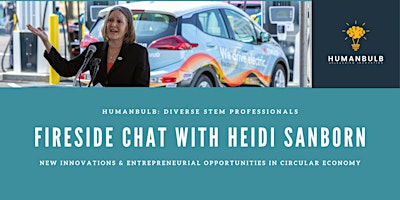 Primaire afbeelding van Diverse STEM Professionals: Fireside Chat with Heidi Sanborn