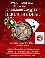 Imagem principal do evento We Dream Big for the Creemore Coyotes