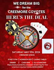 We Dream Big for the Creemore Coyotes