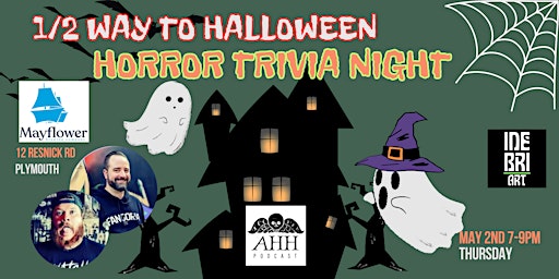 Image principale de 1/2 Way to Halloween Horror Trivia Night @ Mayflower Brewing Co