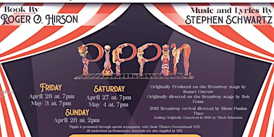 Imagem principal do evento Coronado School of the Arts Presents: PIPPIN