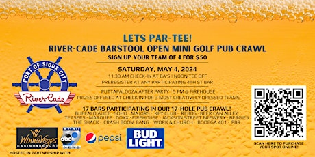 River-Cade's Barstool Open Mini-Golf Pub Crawl