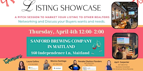 Listing Showcase: A pitch session to market your listing to other realtors