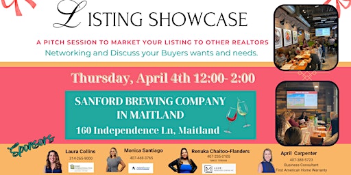 Primaire afbeelding van Listing Showcase: A pitch session to market your listing to other realtors