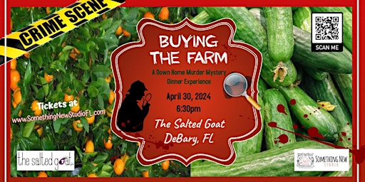 Imagem principal do evento Buying the Farm - A Hilarious Immersive Murder Mystery Dinner Event!