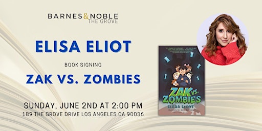 Imagem principal de Zombie Costume Contest and a signing of ZAK VS. ZOMBIES with Elisa Eliot