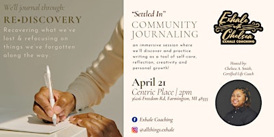 Image principale de Settled In: Community Journaling Sessions