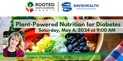Imagen principal de Plant-Powered Nutrition for Diabetes with Sharon Palmer, RDN