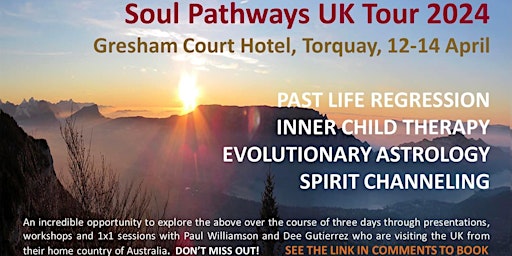 Paul Williamson UK Tour April 2024 primary image