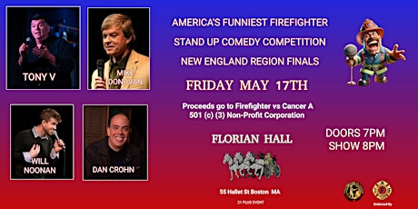 The Search for America’s Funniest Firefighter begins right here in Boston!