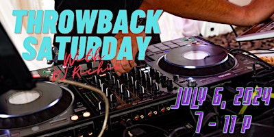 Imagem principal de Throwback Saturday ft. DJ Richie