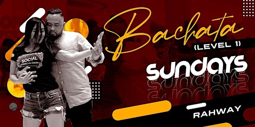 April, Bachata (Level 1) Sundays 7-8pm (4 classes) primary image