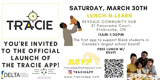 Image principale de TRACIE APP  LAUNCH!  | LUNCH-N-LEARN