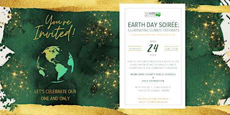 EARTH DAY SOIRÈE: ILLUMINATING CLIMATE PATHWAYS