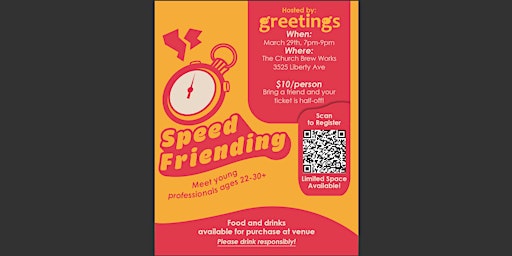 Speed Friending! primary image