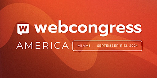 Primaire afbeelding van WEBCONGRESS MIAMI 2024