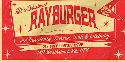 FOUNDATION presents /// RAYBURGER @ Boondocks primary image