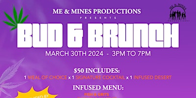 Me & Mines Prod presents: BUD & BRUNCH primary image