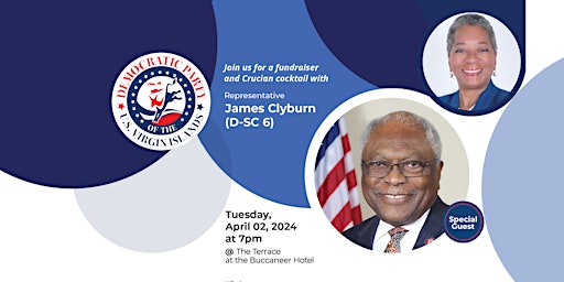 Imagen principal de Fundraiser and Reception with Hon. Rep. James Clyburn