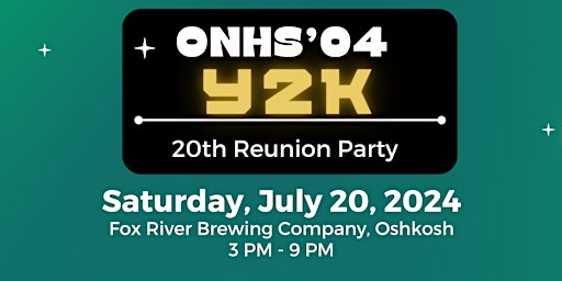 ONHS 20th Reunion primary image