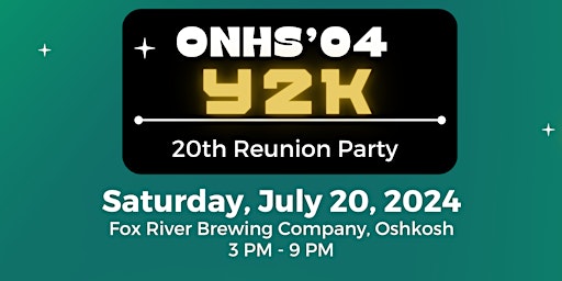 Imagen principal de ONHS 20th Reunion