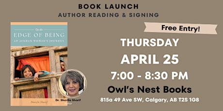Book Launch | Author Reading & Signing with Dr. Sharifa Sharif