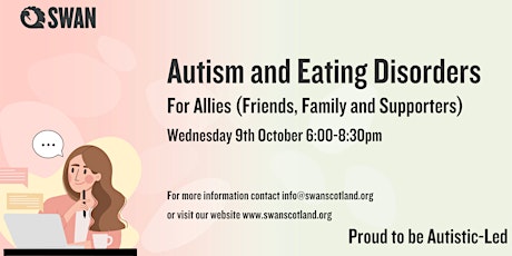 SWAN Training - Autism and Eating Disorders (For Allies)