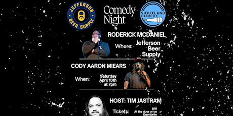 Comedy Night with Cody Miears & Roderick McDaniel