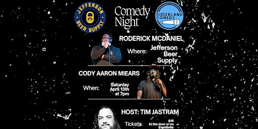 Comedy Night with Cody Miears & Roderick McDaniel primary image