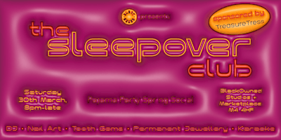 Imagem principal do evento BlackOwned Presents: The Sleepover Club | PJ Party Spring Social